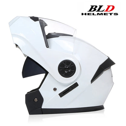 Personalised Full Face Casco Flip Up Motocross Racing Motorcycle Helmet Safety Downhill Modular Men Women Moto DOT Approved ECE