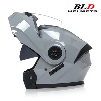 Personalised Full Face Casco Flip Up Motocross Racing Motorcycle Helmet Safety Downhill Modular Men Women Moto DOT Approved ECE