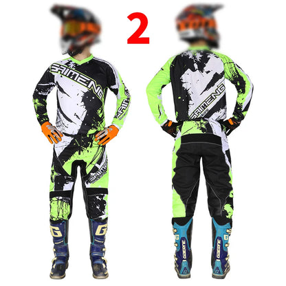 Motocross Jersey and Pants children's clothing big boy girl kid Motorcycle racing suit gear set racing suit Youth motorcycle mx