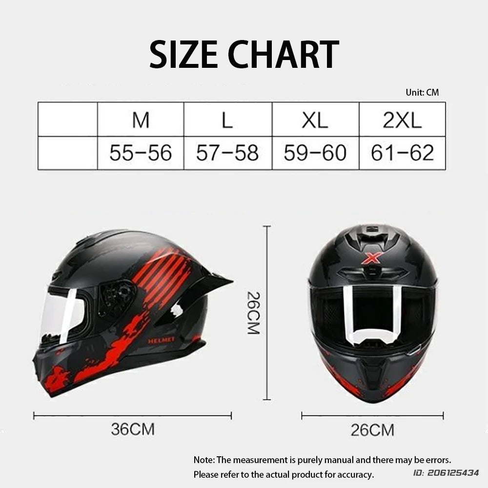 Motorbike Racing Helmet Full Face Motorcycle Helmet Safety Helmet For Men Women Summer Personality Locomotive Big Tail Helmet