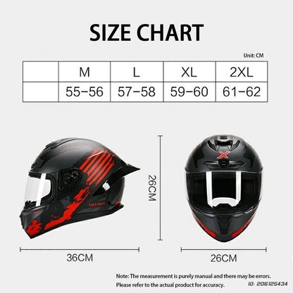 Motorbike Racing Helmet Full Face Motorcycle Helmet Safety Helmet For Men Women Summer Personality Locomotive Big Tail Helmet