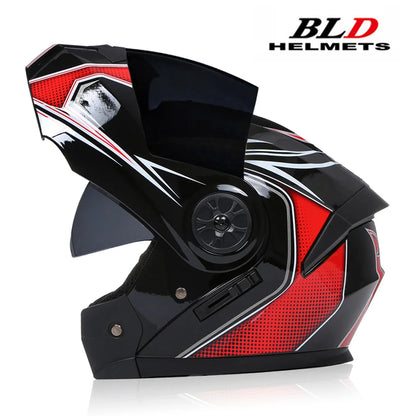 Personalised Full Face Casco Flip Up Motocross Racing Motorcycle Helmet Safety Downhill Modular Men Women Moto DOT Approved ECE