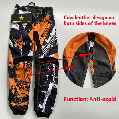 Motocross Jersey and Pants children's clothing big boy girl kid Motorcycle racing suit gear set racing suit Youth motorcycle mx