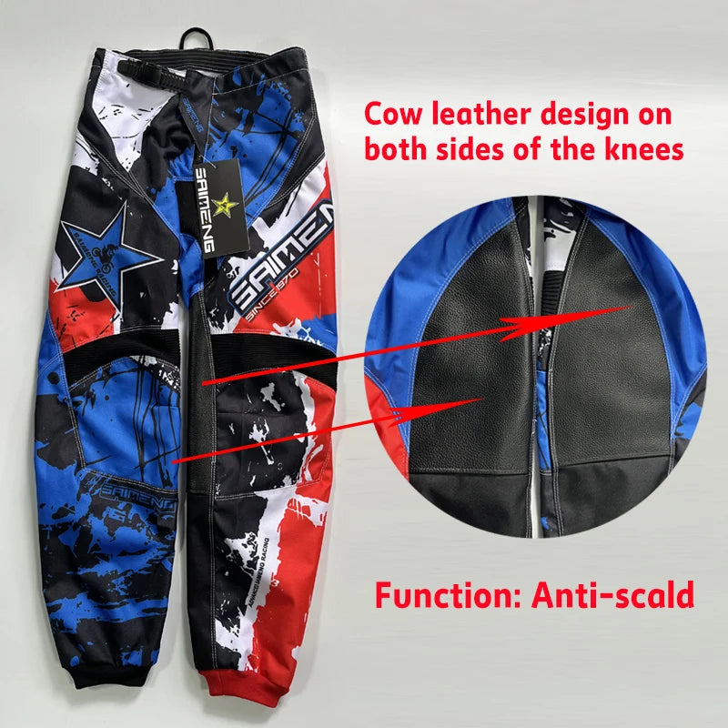 Motocross Jersey and Pants children's clothing big boy girl kid Motorcycle racing suit gear set racing suit Youth motorcycle mx