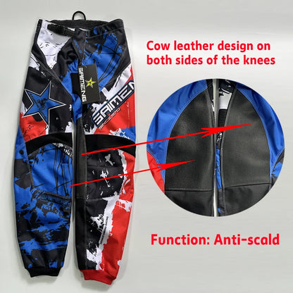 Motocross Jersey and Pants children's clothing big boy girl kid Motorcycle racing suit gear set racing suit Youth motorcycle mx