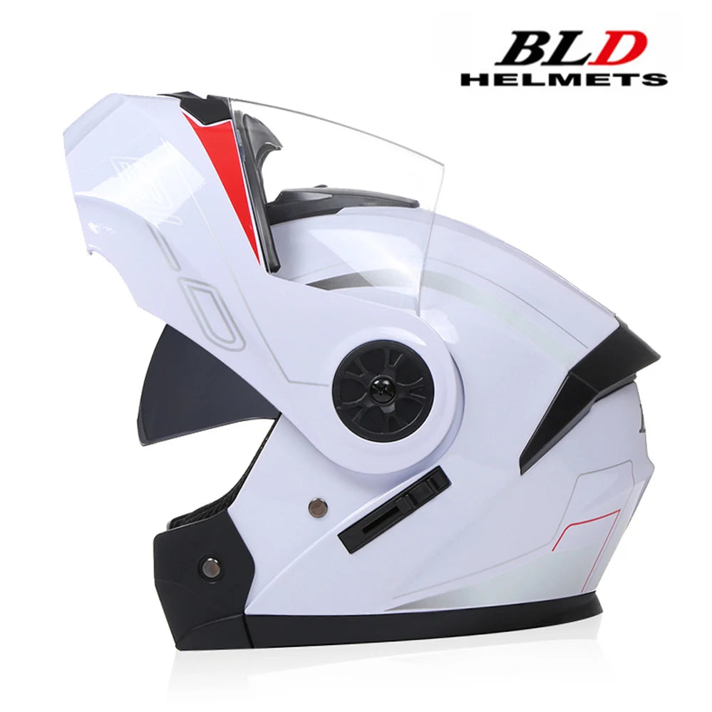 Personalised Full Face Casco Flip Up Motocross Racing Motorcycle Helmet Safety Downhill Modular Men Women Moto DOT Approved ECE