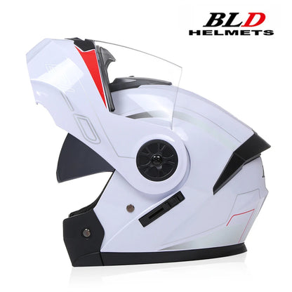 Personalised Full Face Casco Flip Up Motocross Racing Motorcycle Helmet Safety Downhill Modular Men Women Moto DOT Approved ECE