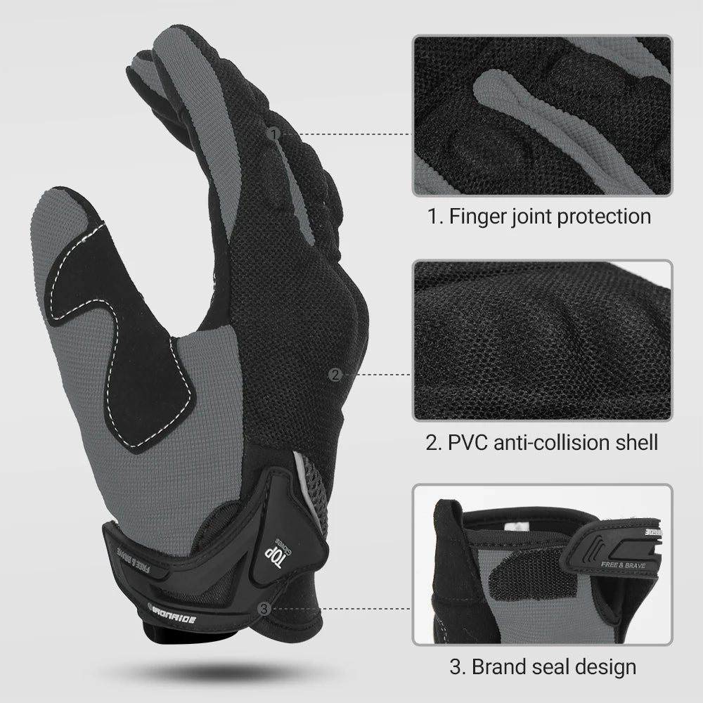 Guantes de Moto de Verano – Máxima Transpiración