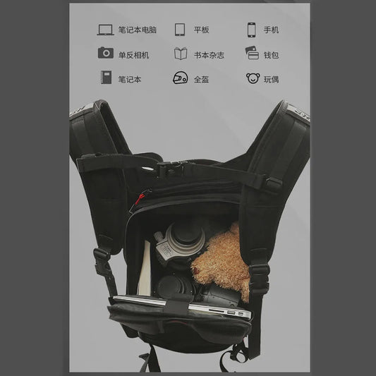 Mochila Premium para Moto – Gran Capacidad, Impermeable y Ultra Resistente