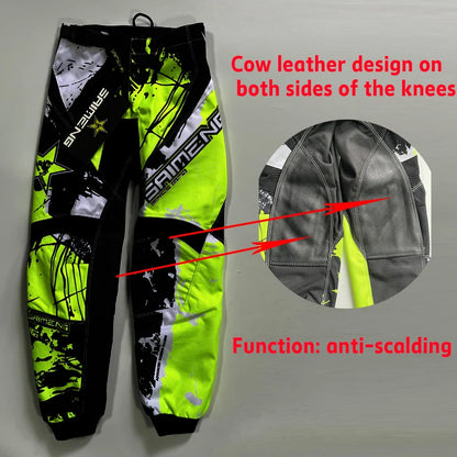 Motocross Jersey and Pants children's clothing big boy girl kid Motorcycle racing suit gear set racing suit Youth motorcycle mx