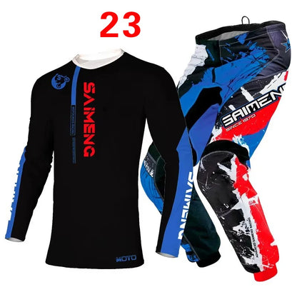 Motocross Jersey and Pants children's clothing big boy girl kid Motorcycle racing suit gear set racing suit Youth motorcycle mx