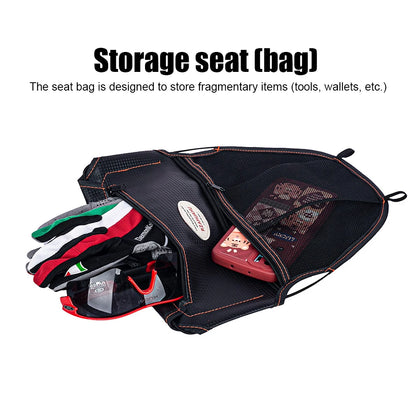 Motorcycle Scooter Seat Bag Tool Storage Motorcycle Seat For Sym Cruisym 300 Makeup Bag Triumph Tiger 800 Honda Force 350